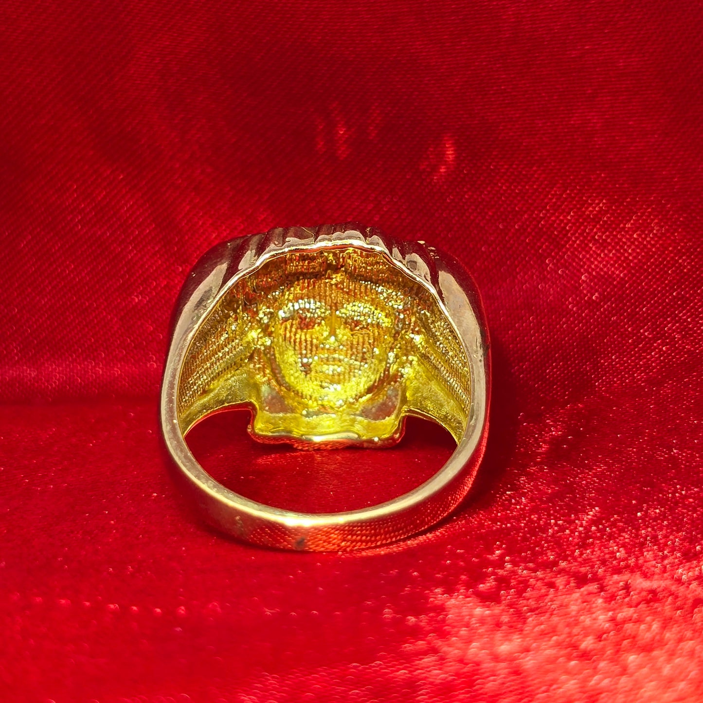 10K Gold Medusa Ring for Men – Bold Luxury Statement Jewelry
