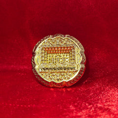 10K Gold Last Supper Ring – Round Apostles Religious Ring for Men