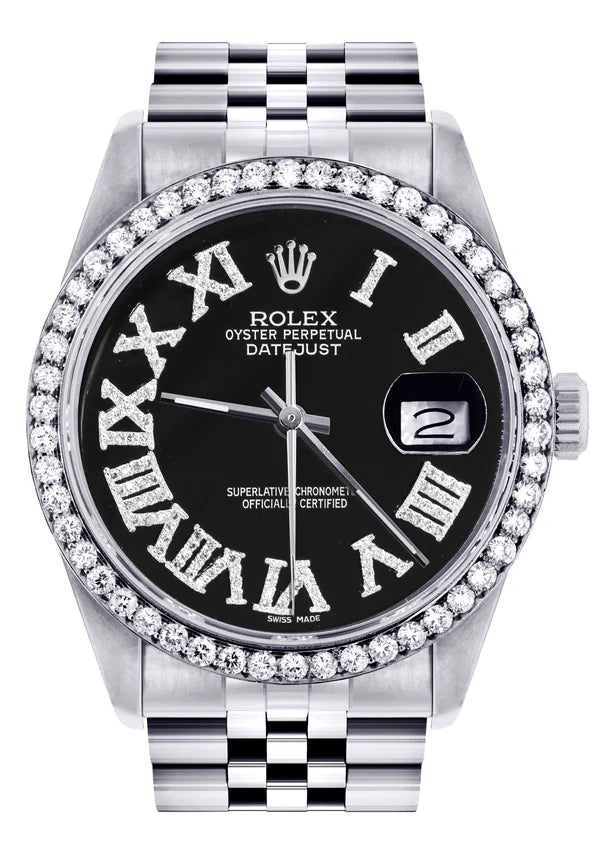 36 MM Two-Tone Rolex Datejust with 2 CTW Diamond Bezel