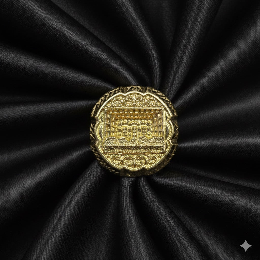 10K Gold Last Supper Ring – Round Apostles Religious Ring for Men