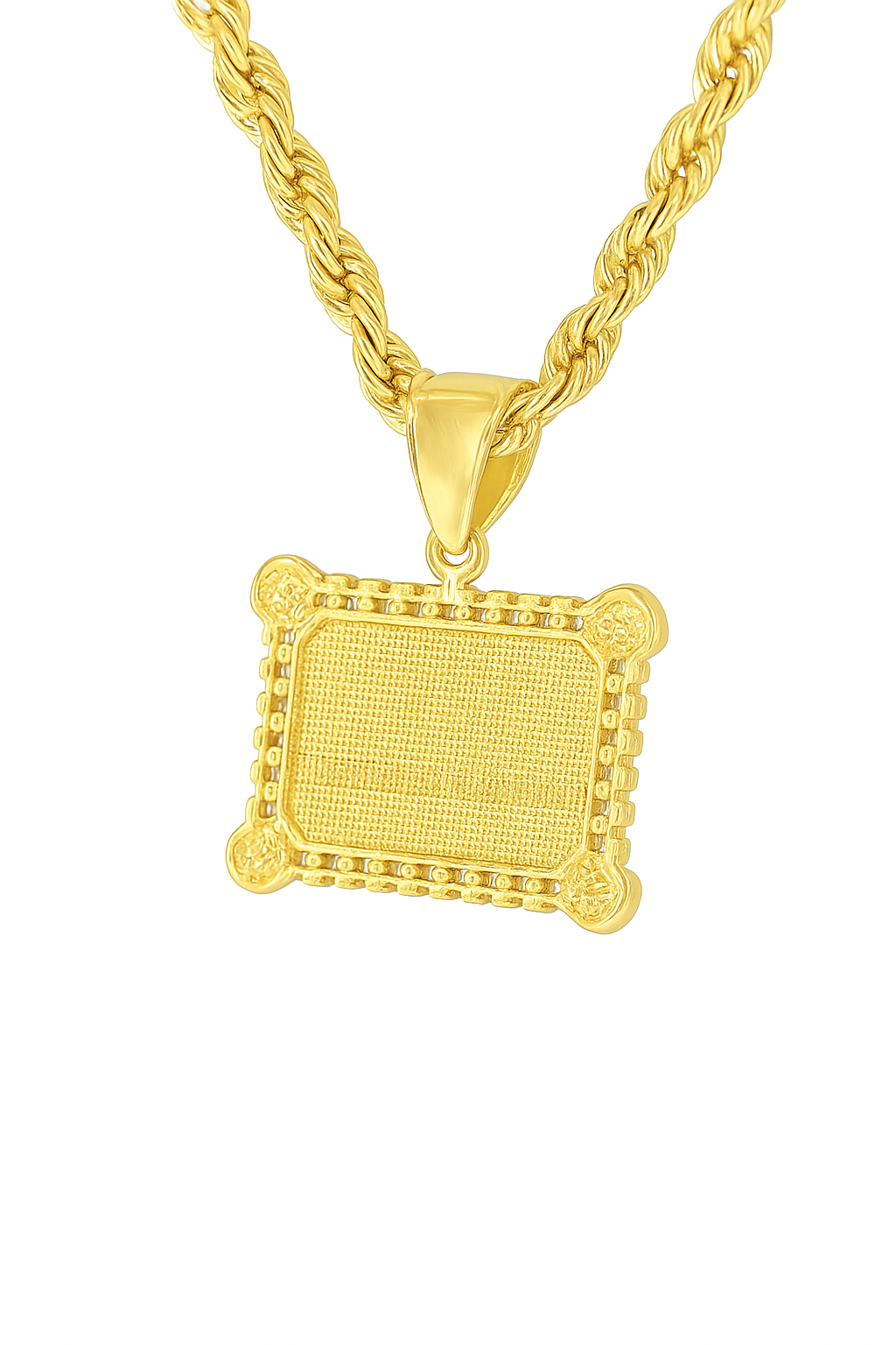 10K Yellow Gold Last Supper Pendant Necklace Set – Religious & Timeless Design | Jewelry Palace