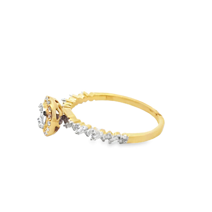 Diamond Baguette Ring 0.28 ctw 10K Yellow Gold