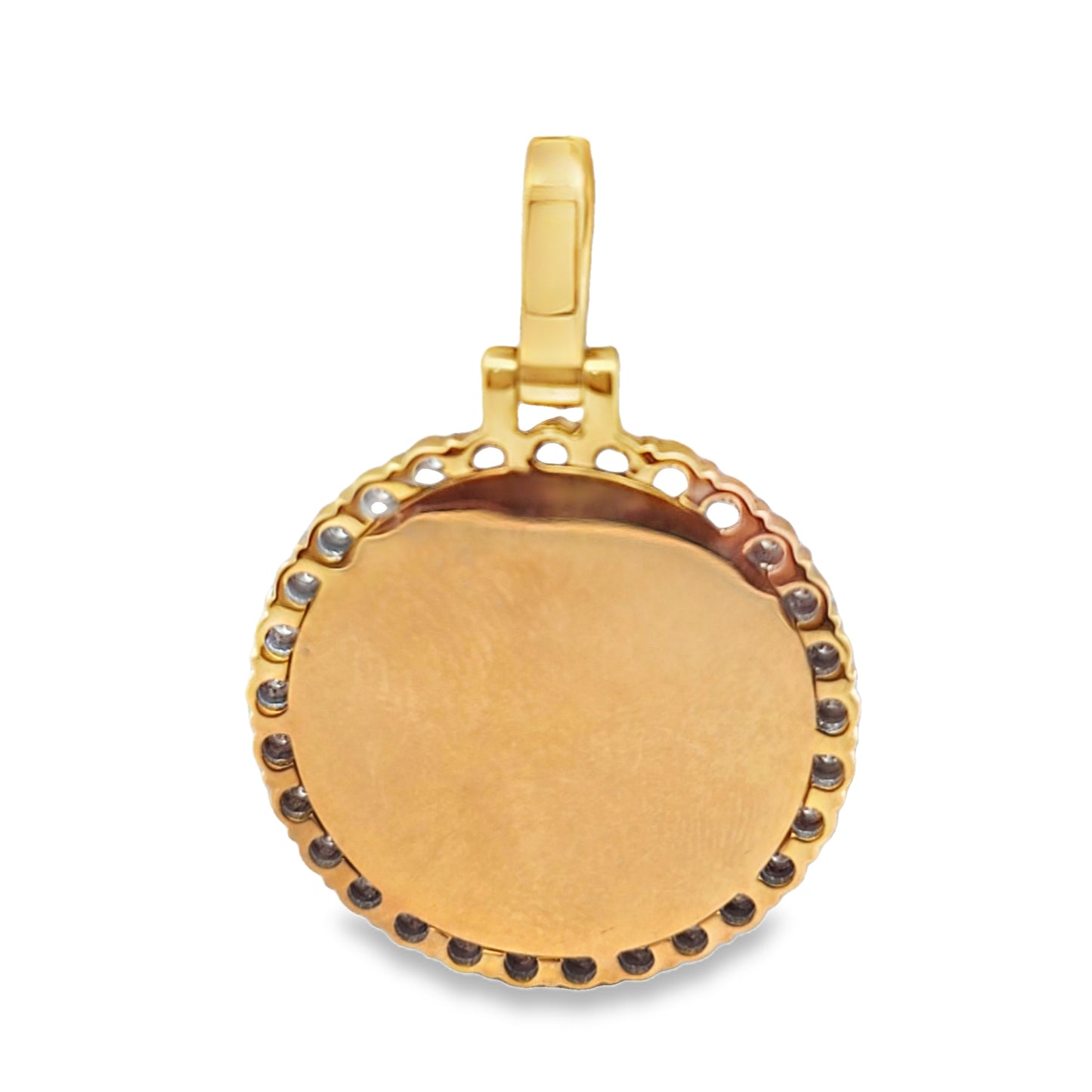 10k Yellow Gold Diamond Memory Pendant 0.14 ctw