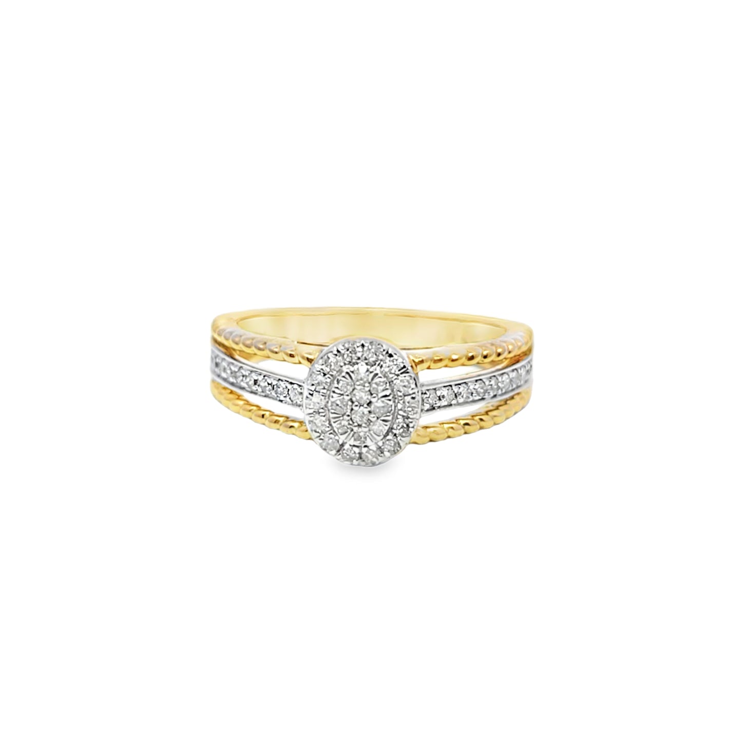 Diamond Engagement Ring 0.42 ctw 10K Yellow Gold