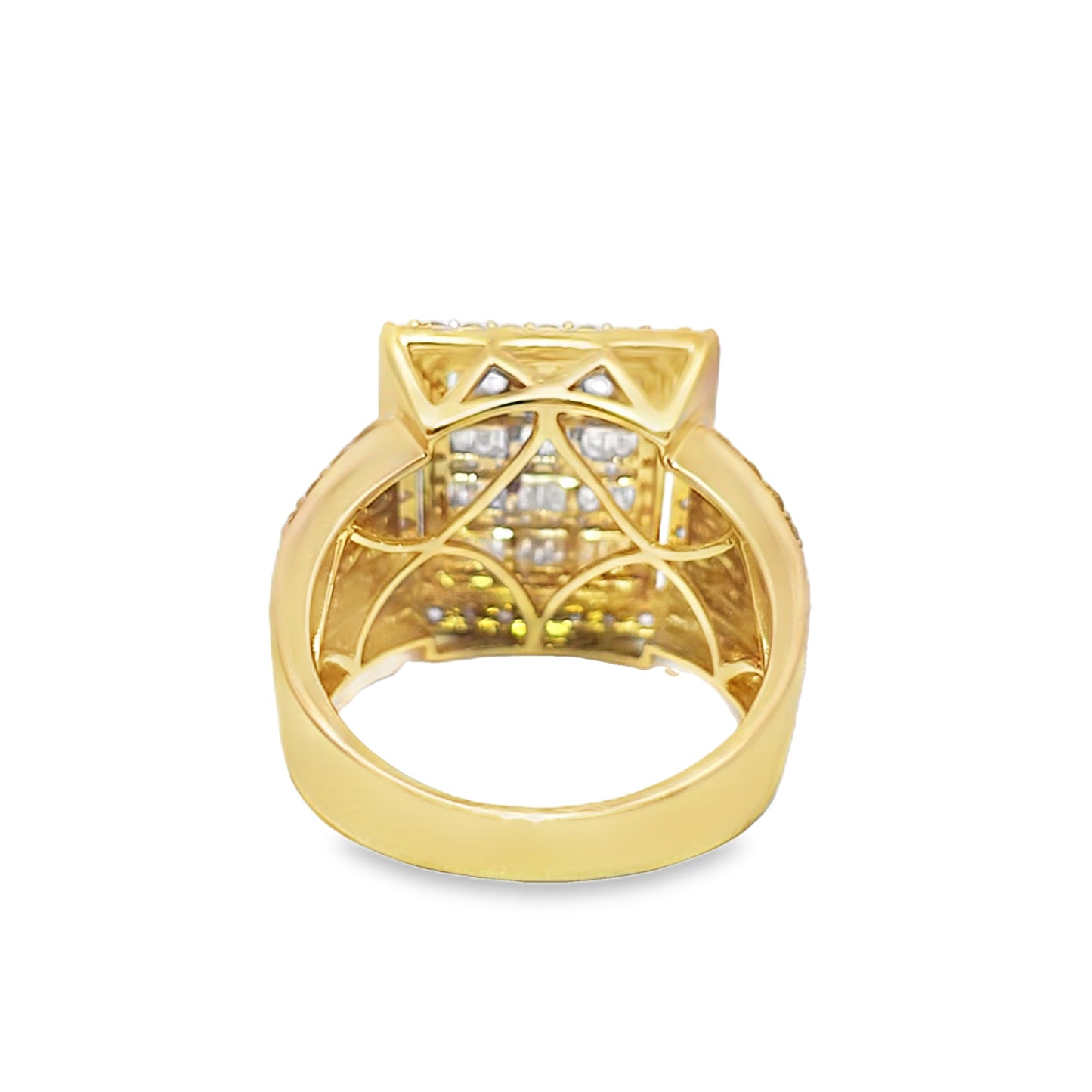 Baguette Ring Diamond 2.25 ctw 14K Yellow Gold
