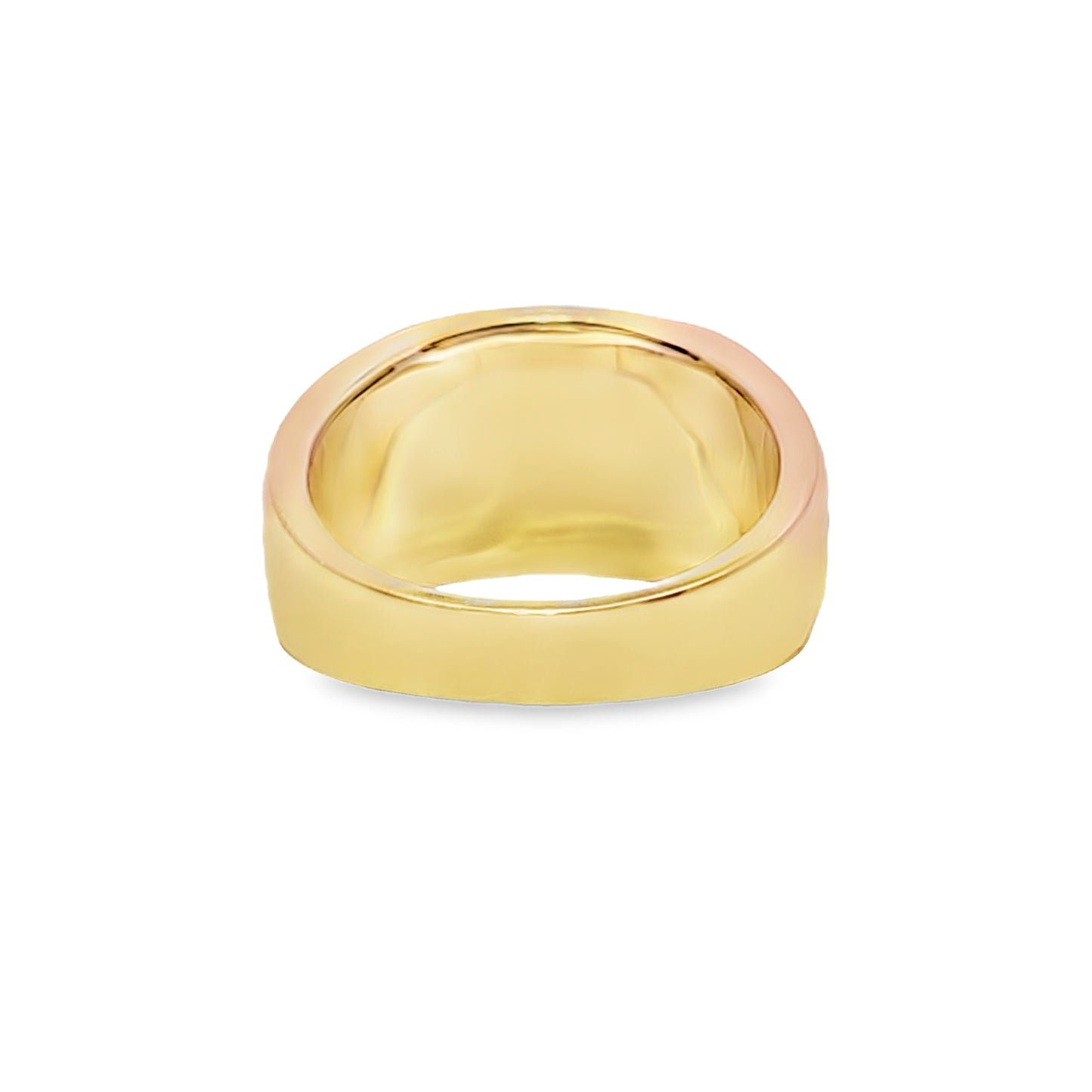 3 Row Bezel Diamond Ring 2.04 ctw 14K Yellow Gold