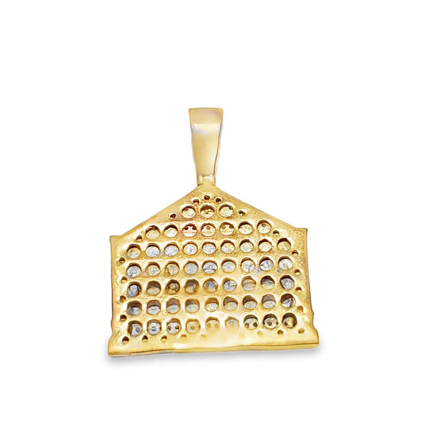 10K Yellow Gold Diamond Last Supper Pendant 0.39 ctw