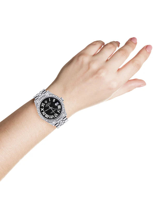 36 MM Two-Tone Rolex Datejust with 2 CTW Diamond Bezel