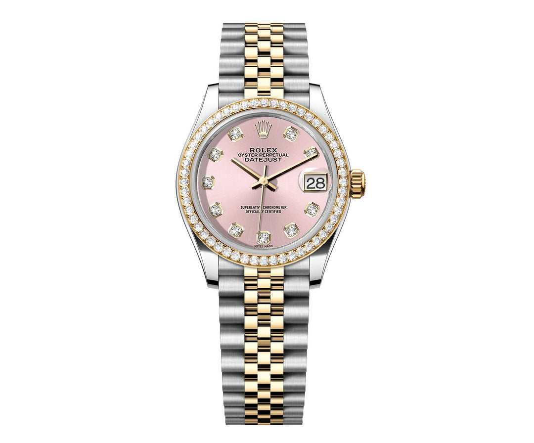 31MM Two-Tone Rolex Datejust with 2 CTW Diamond Bezel
