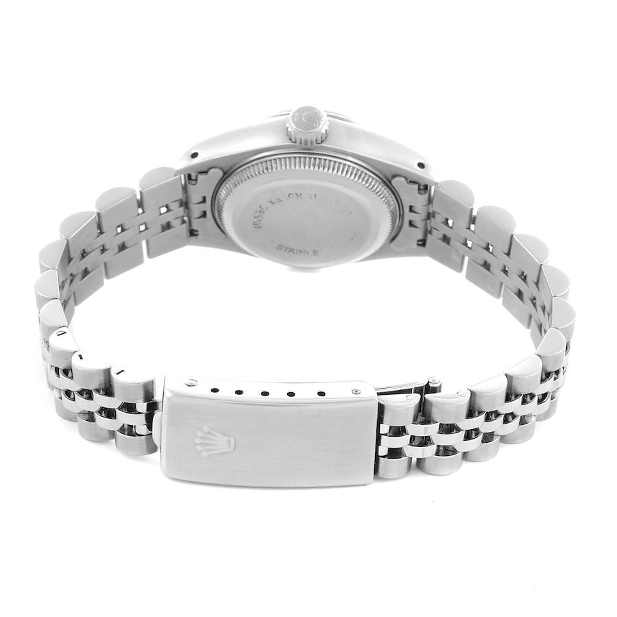Rolex Datejust 26mm Steel White Gold Black Dial