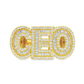10K Yellow Gold Diamond “CEO” Signet Ring 4.00 CTW | Jewelry Palace