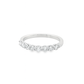 14K White Gold Round Brilliant Diamond Band 0.50 ctw [Lab-Grown Diamond]
