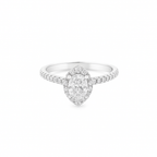 14K White Gold Marquise Diamond Engagement Ring 0.70 ctw [Lab-Grown Diamond]