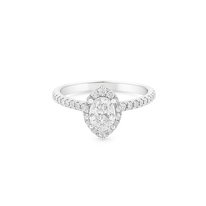 14K White Gold Marquise Diamond Engagement Ring 0.70 ctw [Lab-Grown Diamond]