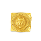 10K Yellow Gold Lion Crest Signet Ring | Jewelry Palace