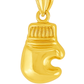 10K Yellow Gold Boxing Glove Pendant Necklace Set – Symbol of Strength & Determination | Jewelry Palace