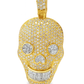 10K Yellow Gold Diamond Pavé Skull Pendant 2.15 ctw | Iced Out Men’s Hip Hop Pendant – Jewelry Palace