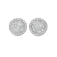 10K Yellow Gold 0.63 ctw Diamond Earrings | Round & Baguette | Jewelry Palace