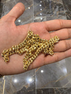 10K Yellow Gold 8mm Miami Cuban Link Necklace Chain or Bracelet, 20"-26"