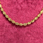 10K Gold 3mm Ball Beaded Chain (Solid Links) 18"-20"