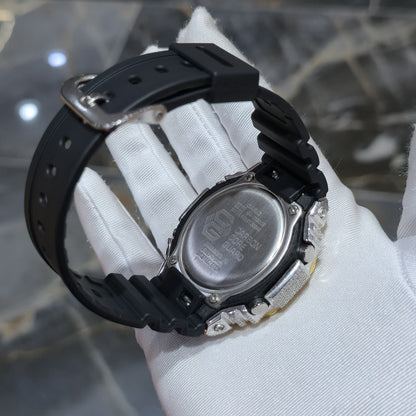 Casio G-Shock S2100  Iced Out Natural Diamond Watch 5CT | Gold Dial