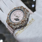 Authentic Diamond G-SHOCK GA-2100 Watch Cross Bezel | 5.00 CTW Natural Diamonds