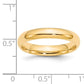 Solid Real 14K Yellow Gold Wedding Anniversary Band Ring Comfort Fit Mens Womens
