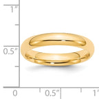 Solid Real 14K Yellow Gold Wedding Anniversary Band Ring Comfort Fit Mens Womens