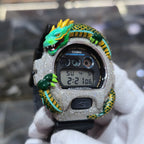 Casio G-Shock (Black) 6900 Iced Out Diamond Watch 5 CTW
