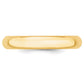 Solid Real 14K Yellow Gold Wedding Anniversary Band Ring Comfort Fit Mens Womens