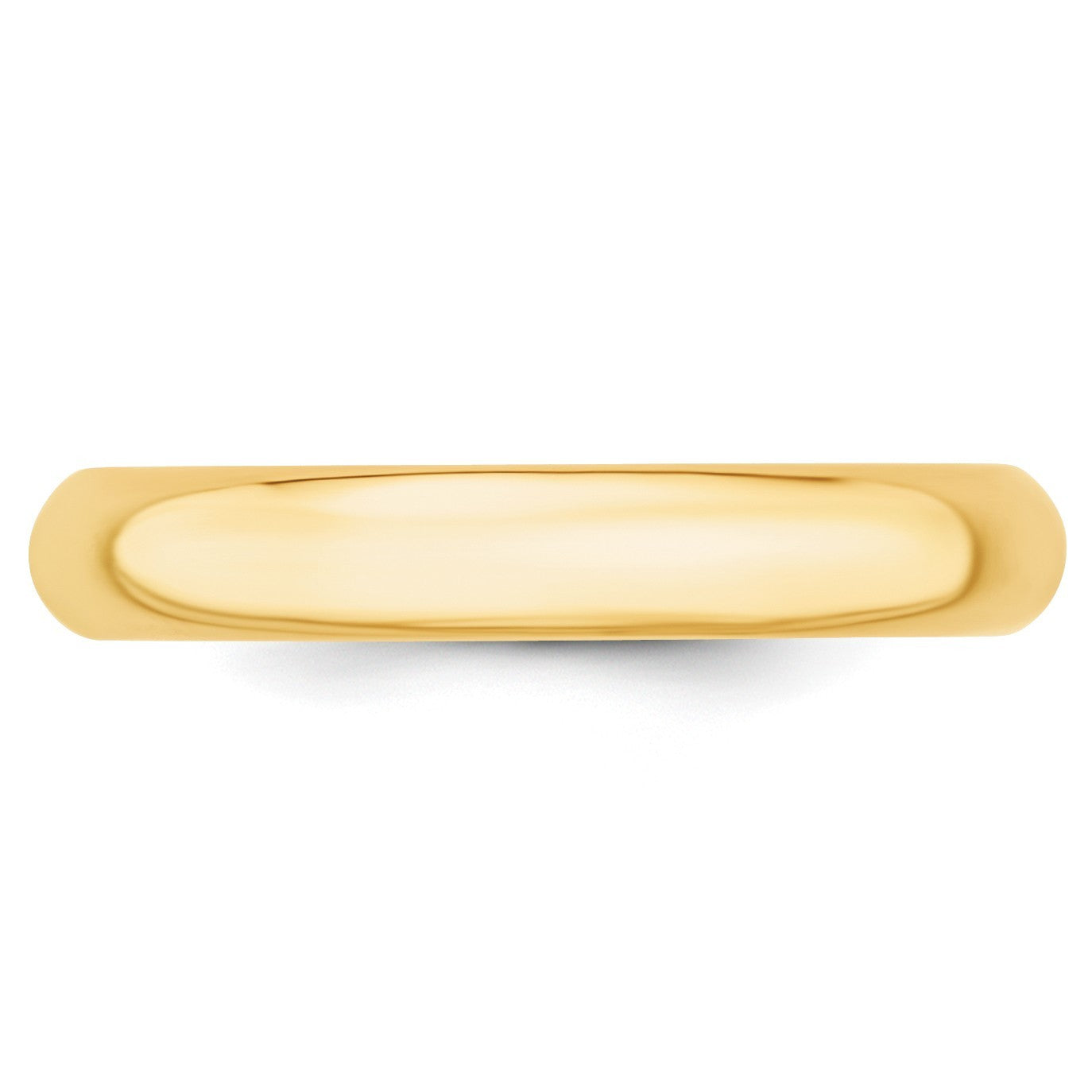 Solid Real 14K Yellow Gold Wedding Anniversary Band Ring Comfort Fit Mens Womens