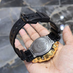 Casio G-Shock 6900 Yellow Iced Out Natural Diamond Watch 5CT