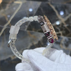 Authentic Casio G-Shock S2100  Iced Out Natural Diamond Watch 5CT | Silver Dial