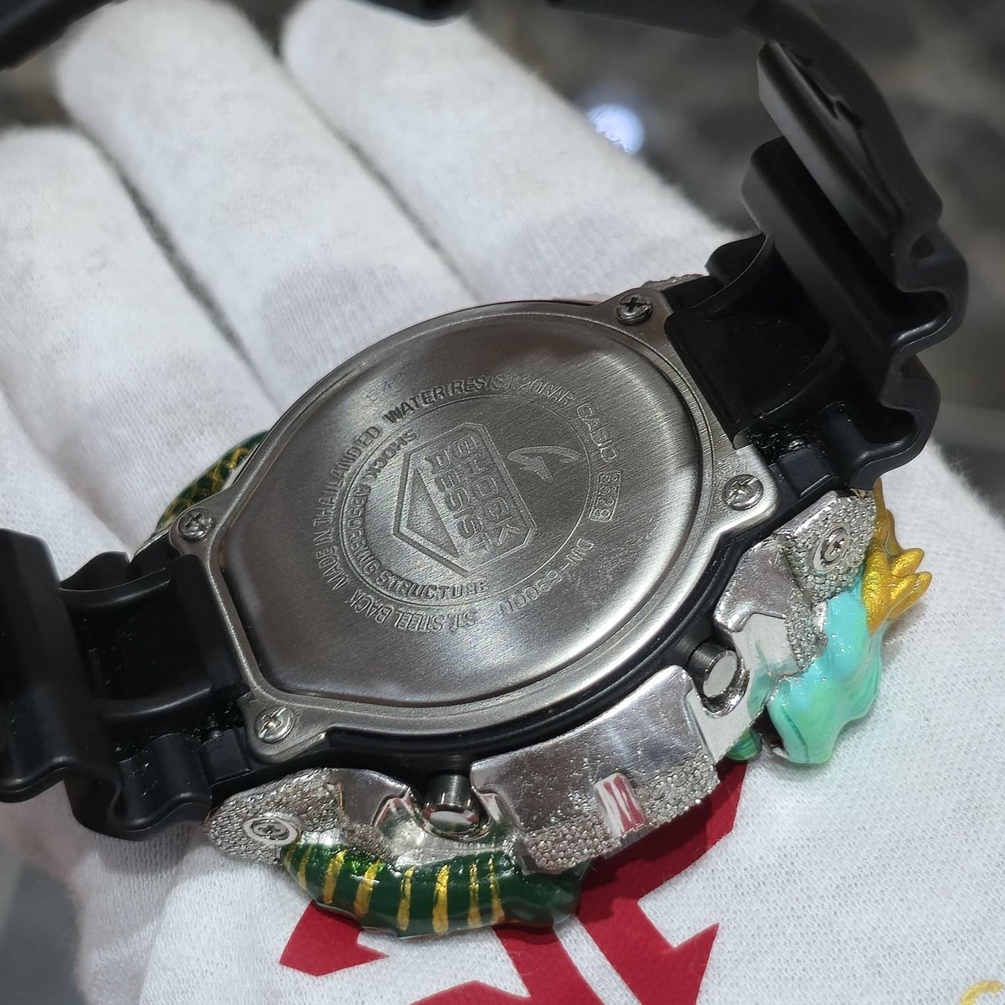 Casio G-Shock (Black) 6900 Iced Out Diamond Watch 5 CTW