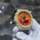 Casio G-Shock S2100  Iced Out Natural Diamond Watch 5CT | Inferno Dial