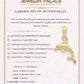 10k Yellow Gold Dolphin Pendant