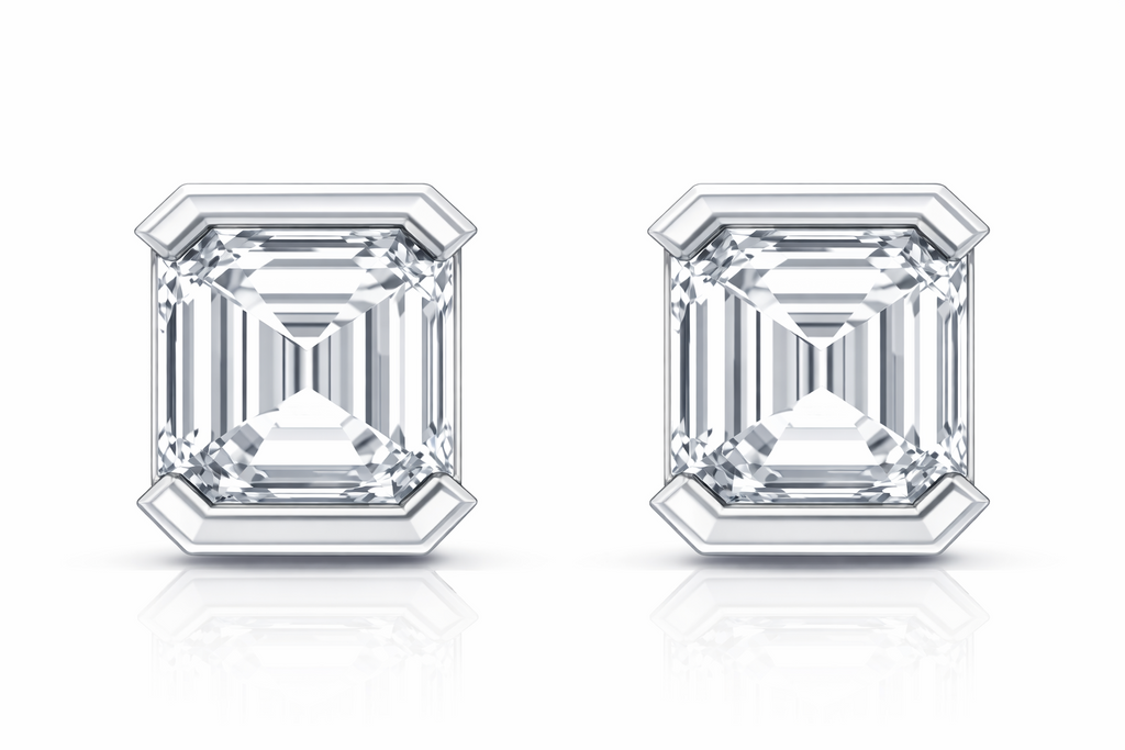 1.00 CTW Diamond Stud Earrings in 14K Gold | Aura Collection by Jewelry Palace