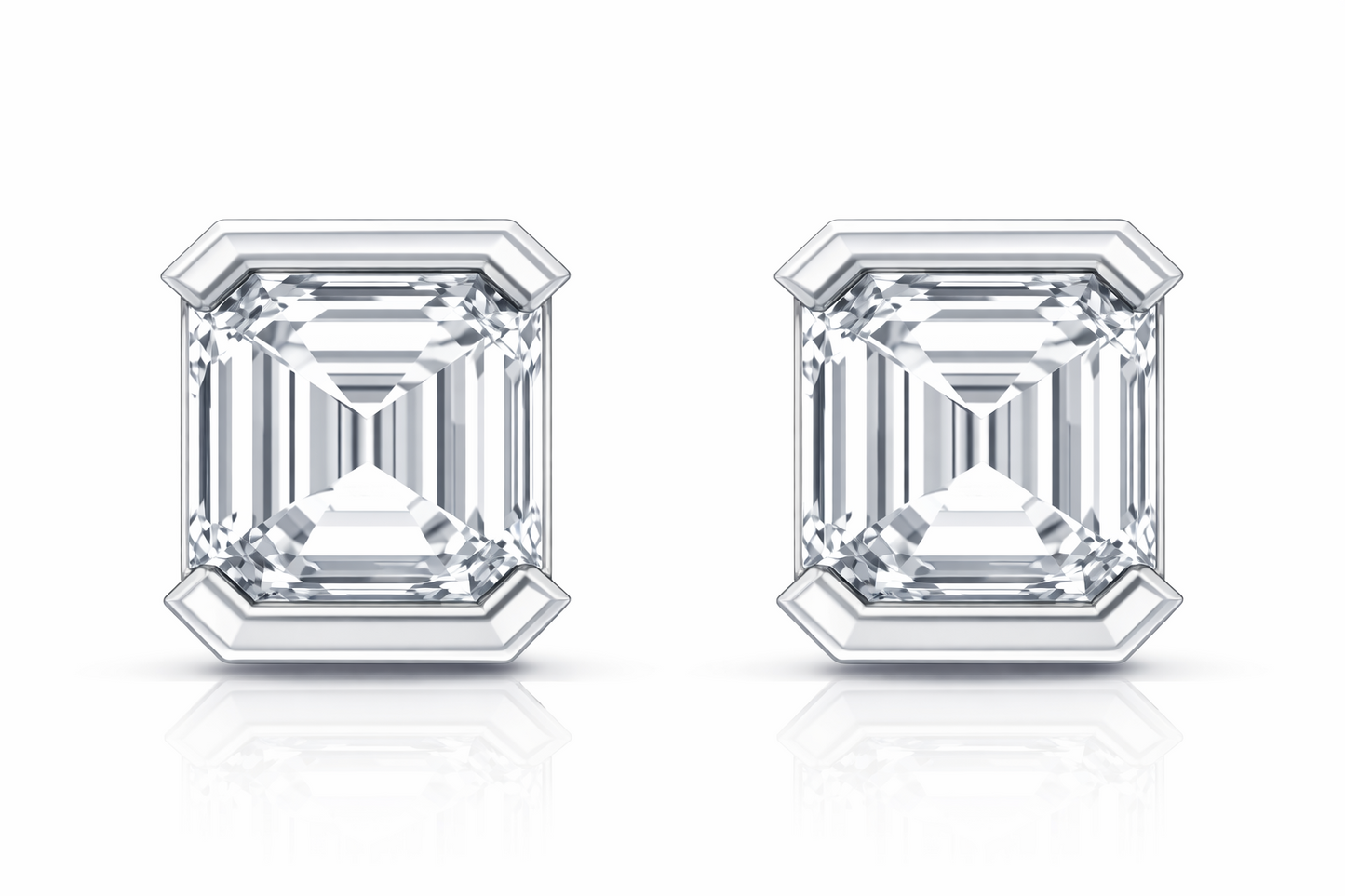 1.00 CTW Diamond Stud Earrings in 14K Gold | Aura Collection by Jewelry Palace