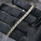 10K Yellow Gold Two Tone Heart Necklace Bracelet Set Greek Key Womens 17" 7" 5mm