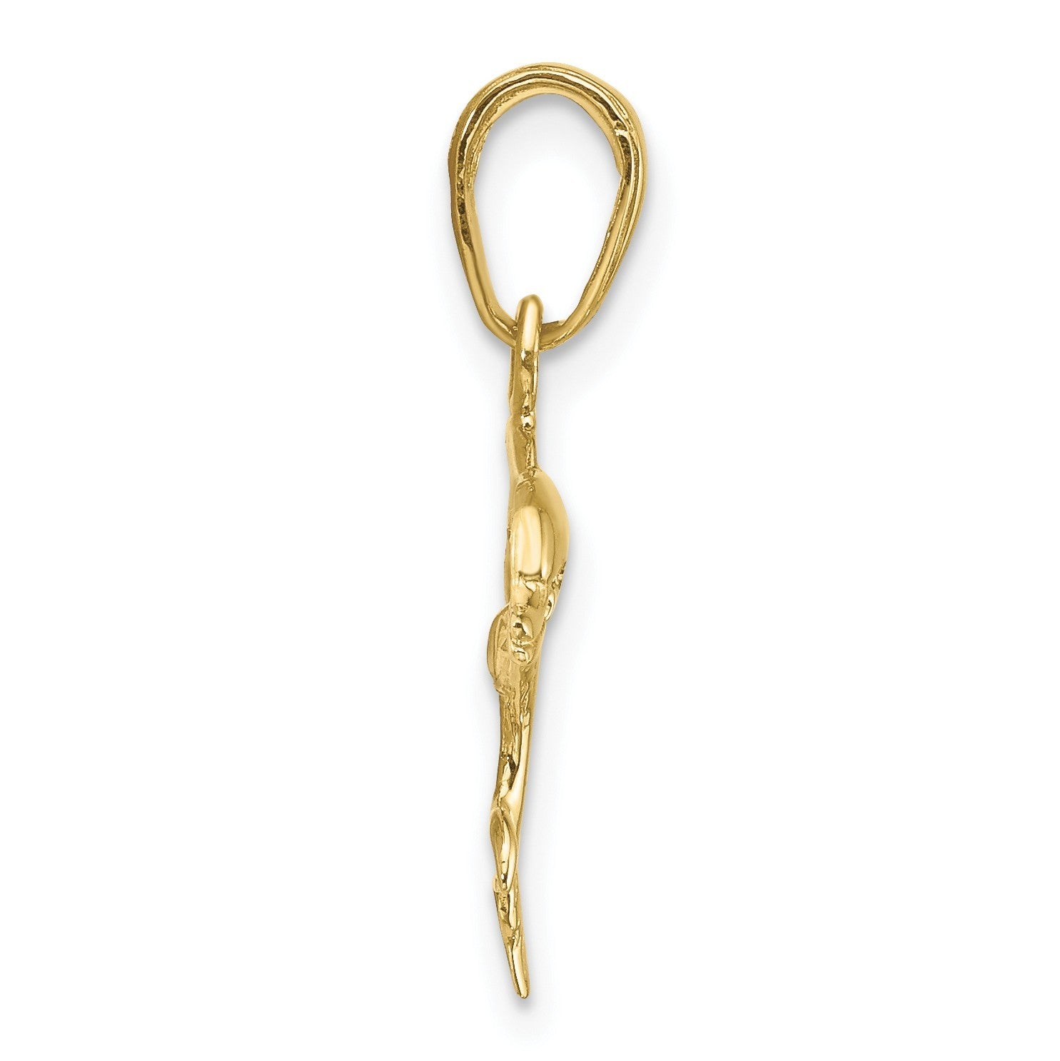 10k Yellow Gold Dolphin Pendant