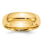 Solid Real 14K Yellow Gold Wedding Anniversary Band Ring Comfort Fit Mens Womens