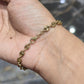 Real 10K Yellow Gold Hollow Puff Gucci Link 5 mm Bracelet 7 inch 4.13 grams