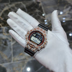 Authentic Diamond G-SHOCK DW6900TR Watch Cross Bezel | 5.00 CTW Natural Diamonds