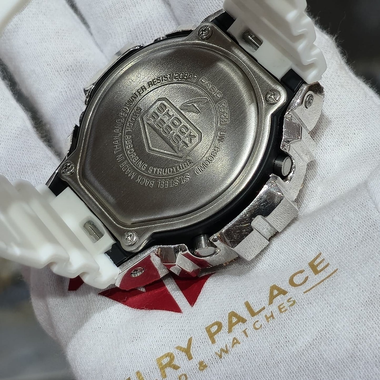 Authentic Diamond G-SHOCK DW6900TR Watch Cross Bezel | 5.00 CTW Natural Diamonds