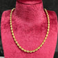10K Gold 3mm Ball Beaded Chain (Solid Links) 18"-20"