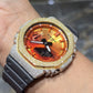 Casio G-Shock S2100  Iced Out Natural Diamond Watch 5CT | Inferno Dial