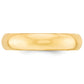 Solid Real 14K Yellow Gold Wedding Anniversary Band Ring Comfort Fit Mens Womens