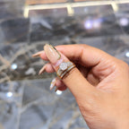 10K Gold Cinderella Dome Wedding Engagement Ring 0.50 CTW Natural Diamonds