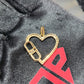 10K Gold Diamond Heart Pendant 0.10ctw Elegant Everyday Jewelry Gift 1 Inch