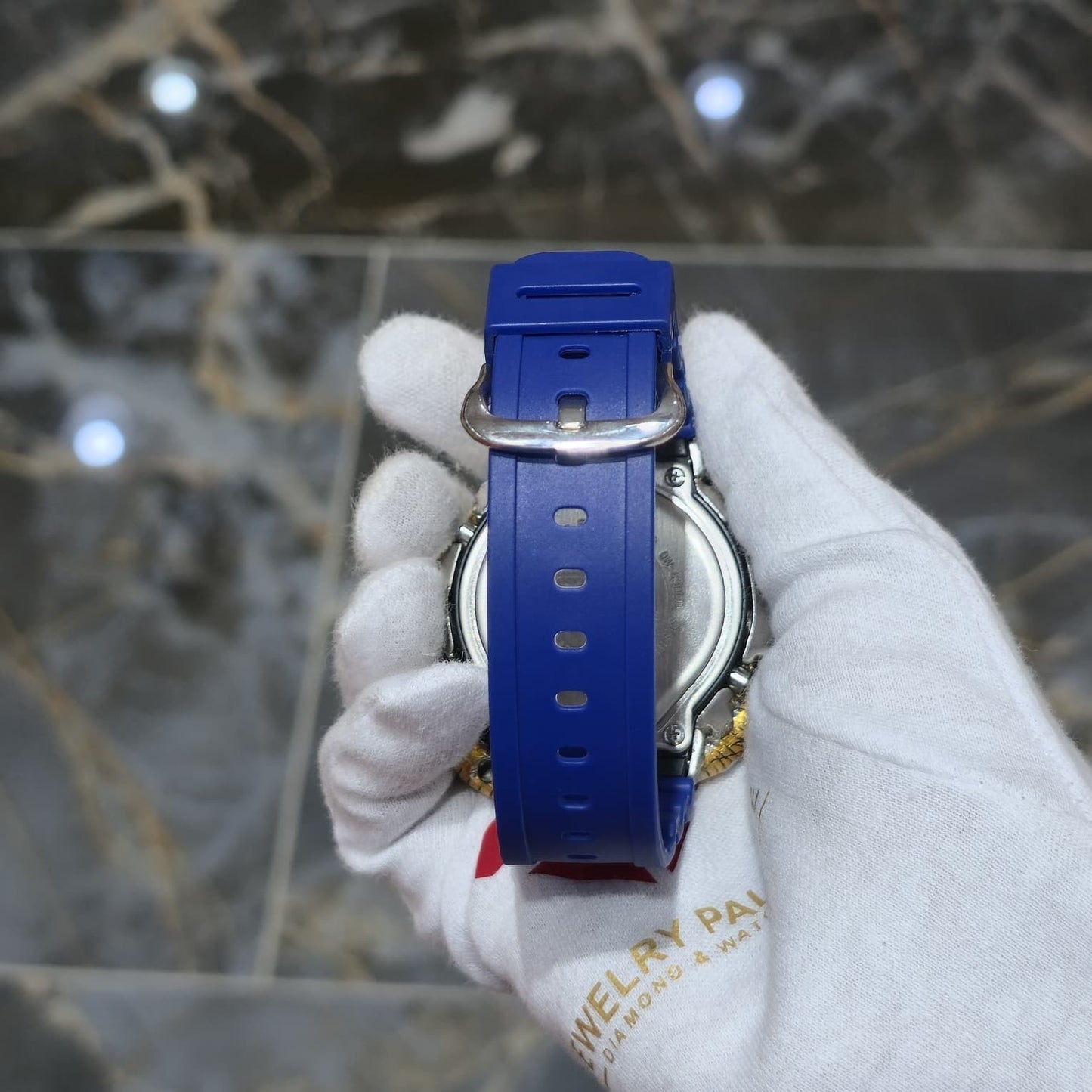 Casio G-Shock Dragon (Blue) 6900 Iced Out Diamond Watch 5 CTW